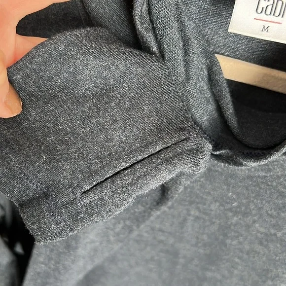 cabi Turtle Tee  Midnight Blue #3628 Cowl Neck - Picture 4 of 6